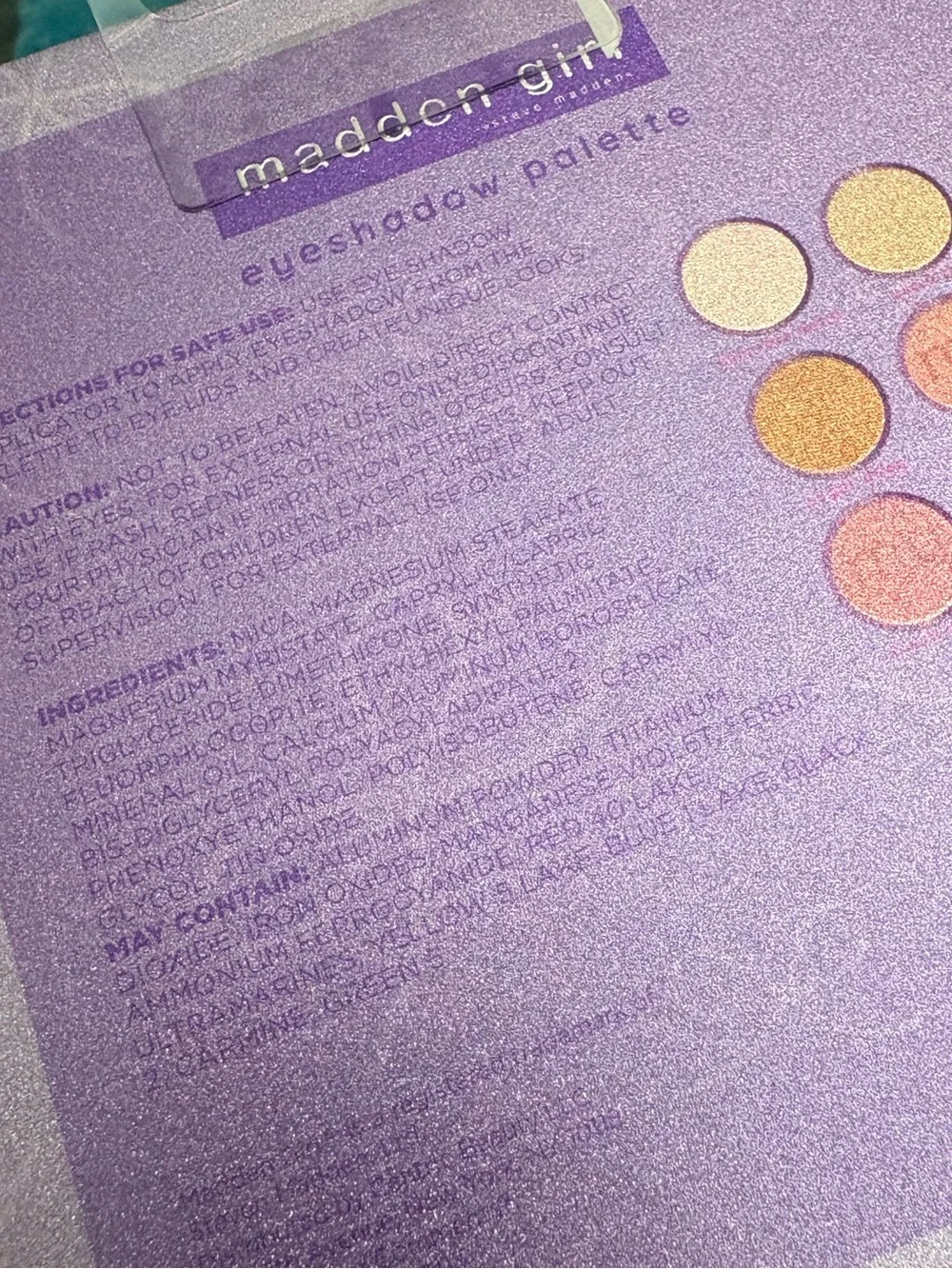 Madden Girl City Chérie Eyeshadow Palette
